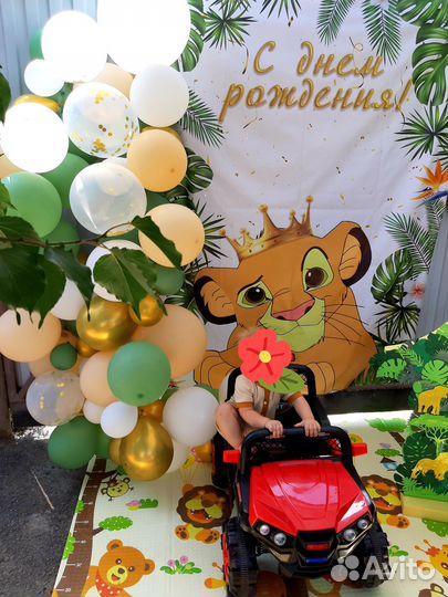 Прокат баннера Король лев Симба 150 : 200 размер