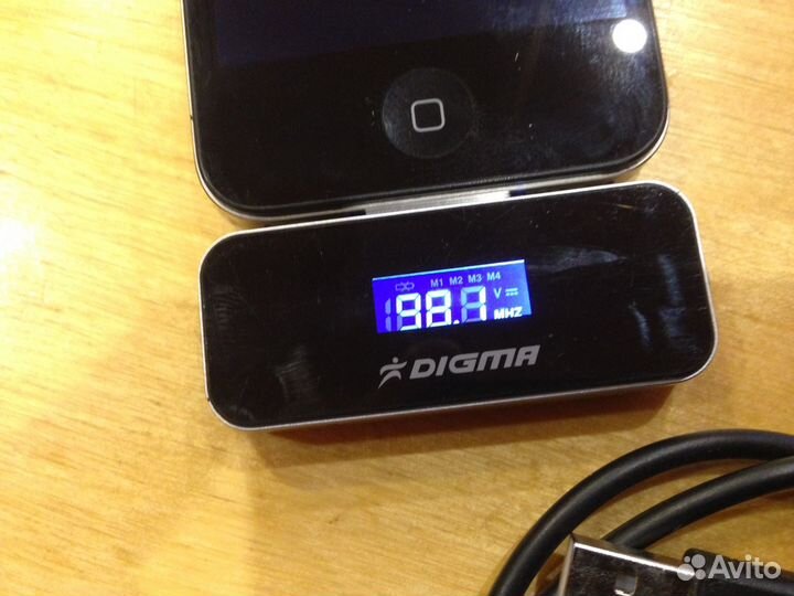 Fm-трансмиттер digma для iPhone 4