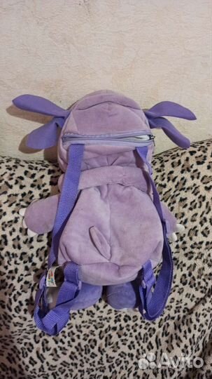 Рюкзак и игрушка Лунтик