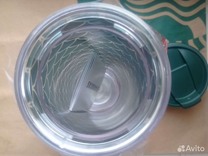 Новый Starbucks Тамблер Изумрудный Оригинал Русалк