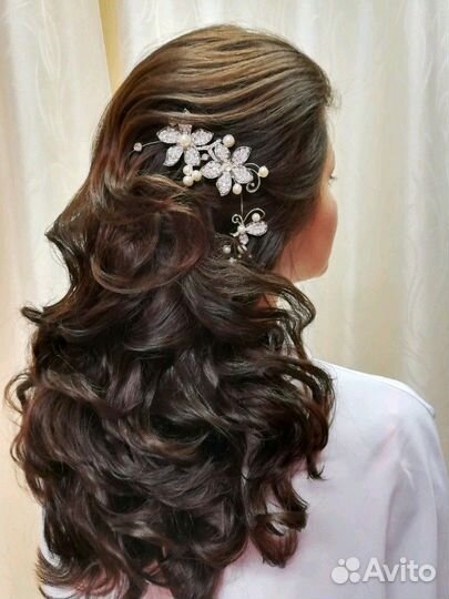 Прическа макияж локоны выезд на дом