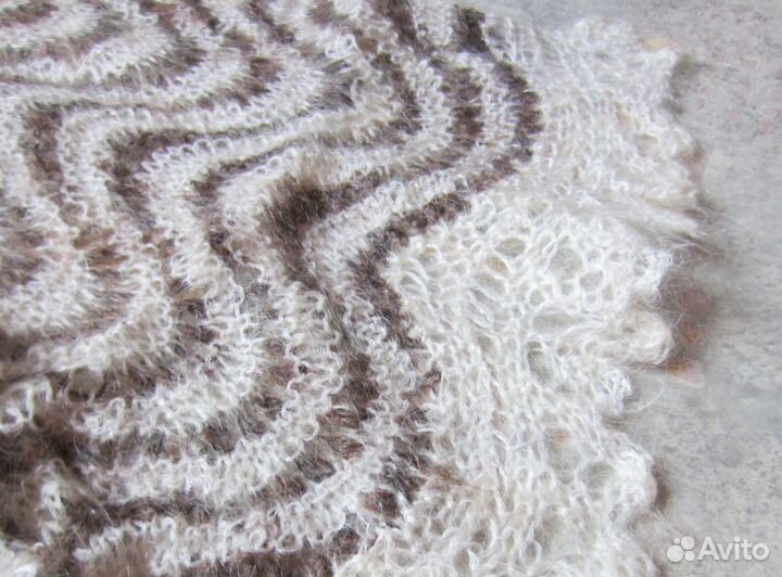 Шарф из натурального пуха