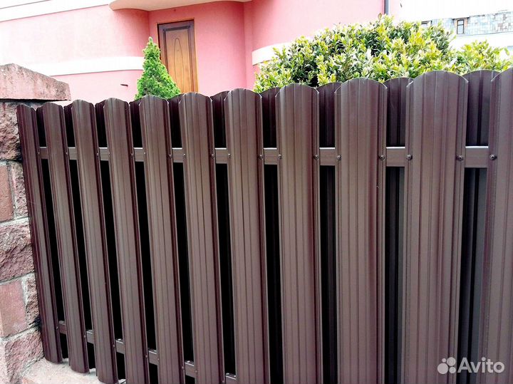 Штакетник, евроштакетник с установкой