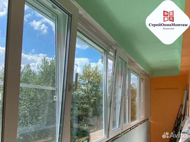 Остекление балкона бесплатный замер