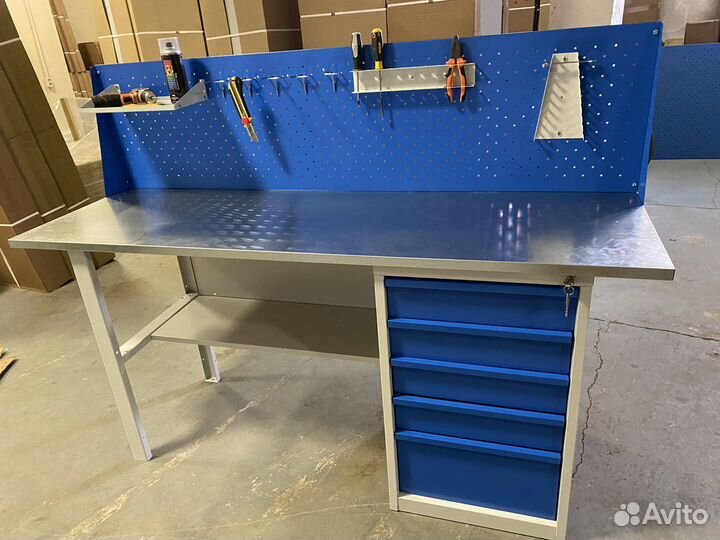 Верстак для гаража itp-3-d-s (комплект)