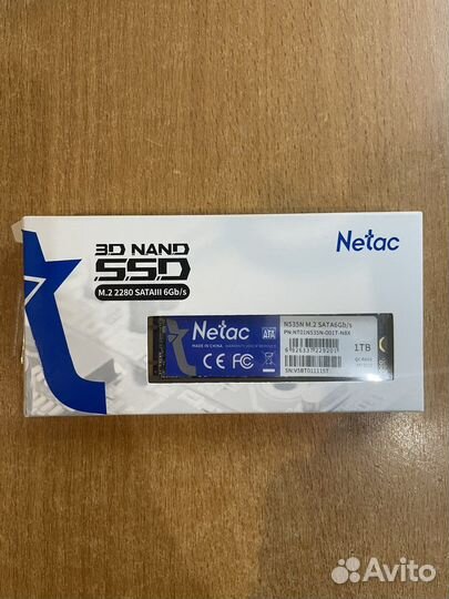 Внутренний ssd-накопитель 1024 gb netac