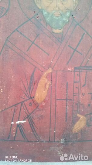 Икона николай чудотворец.Намоленная