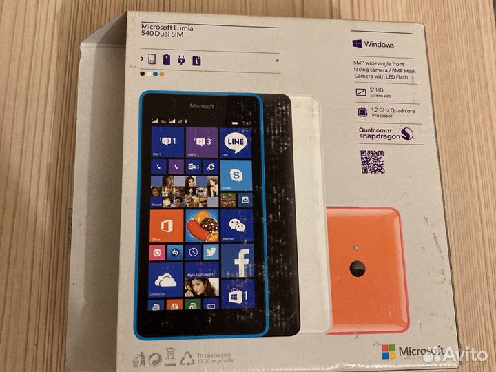 Microsoft Lumia 540 Dual SIM, 8 ГБ