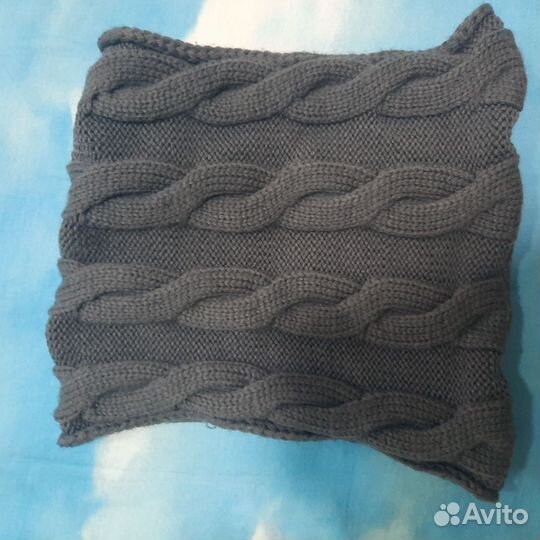 Комплект шапка и снуд детский