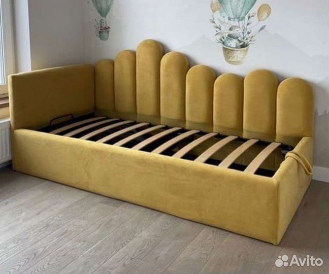 Детская кровать, мягкая кровать, ортопедическая