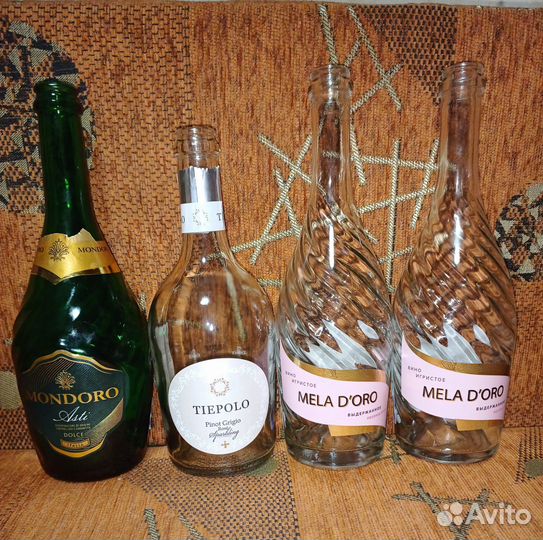 Бутылки из-под алкоголя для коллекции