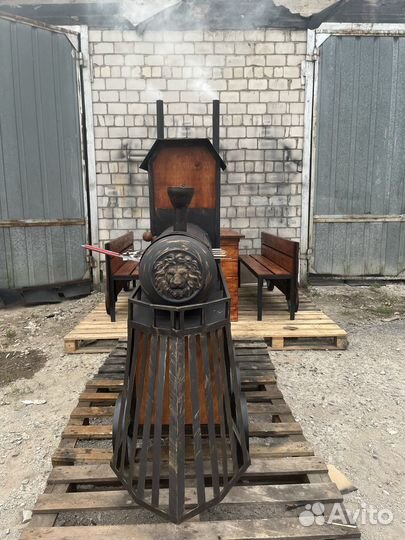 Мангальный комплекс Мангал паровоз 3в1