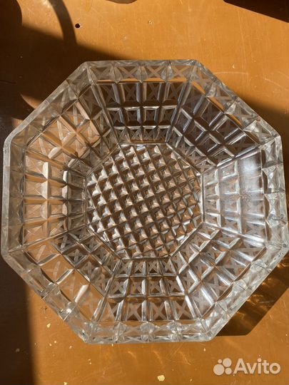 Хрустальная ваза для фруктов