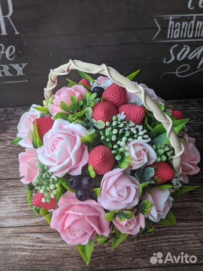 Букет из мыла ручной работы