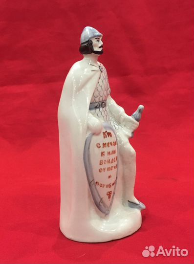 Статуэтка фарфоровая. Александр Невский. СССР