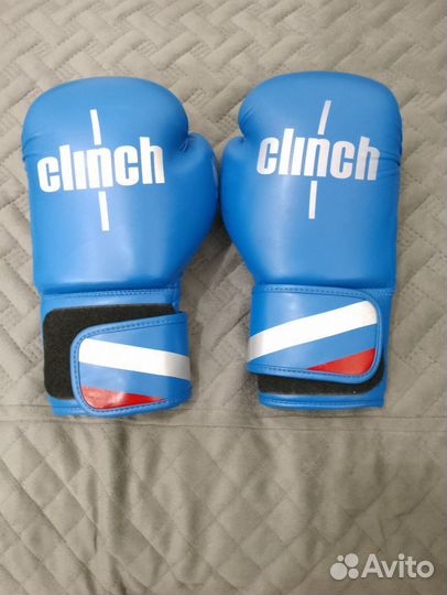Боксерские перчатки clinch olimp,боксёрская форма