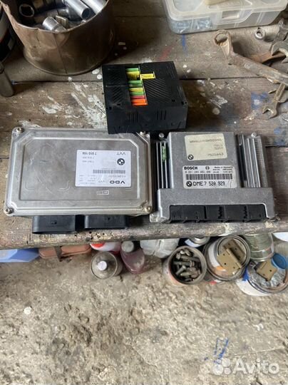 Блок эбу мозги двс АКПП Е65 4.4