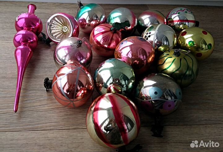 Елочные шары СССР