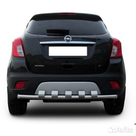 Защита заднего бампера Opel mokka (2013)