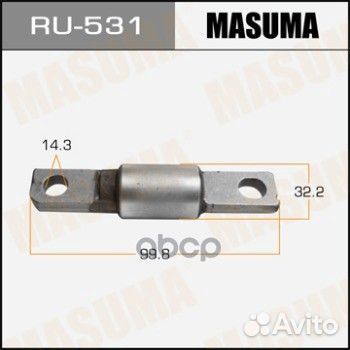 RU531 сайлентблок рычага переднего Nissan Qash