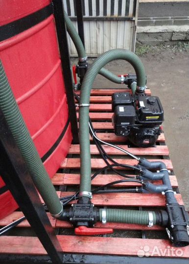 Кассета 10000л для кас/жку с мотопомпой