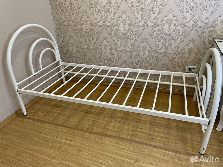 Кровать металлическая односпальная бу