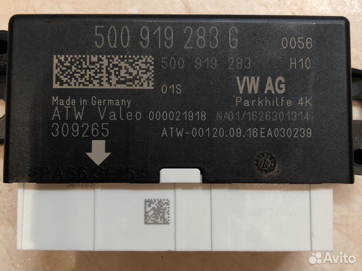 5Q0919283G Блок управления парктронниками для VAG