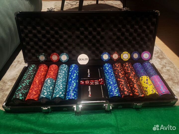 Покерный набор 500 фишек monte carlo, новый