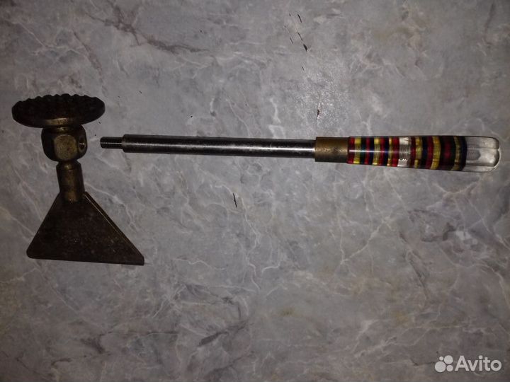 Кухонный топорик-молоток из латуни ручной работы