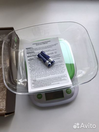 Весы новые электронные с чашей