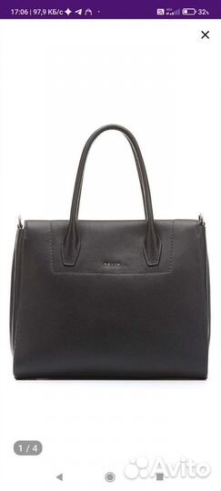 Сумка натуральная кожа черная новая