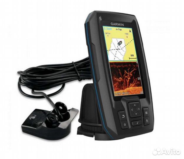 Эхолот garmin striker 4 plus (с датчиком)