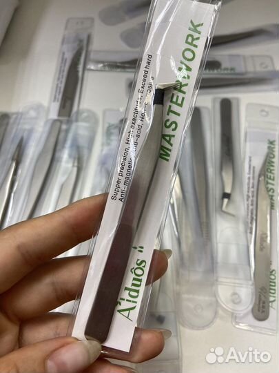 Пинцет для наращивания ресниц