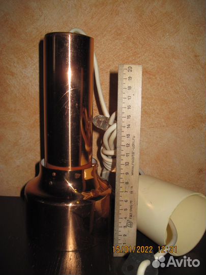 Люстра новая медная СССР 1979г на одну лампу