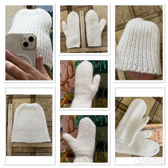 Шапка женская вязаная ручная работа