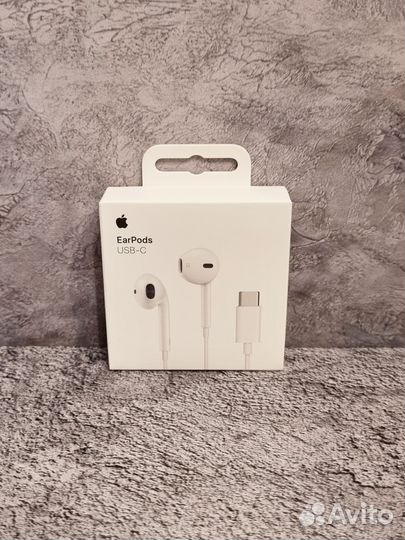 Наушники для Айфона 15 Apple EarPods USB-C (новые)