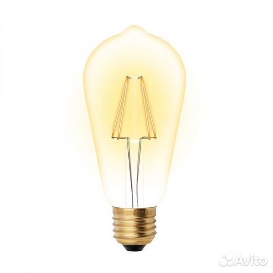 Лампа светодиодная Loft LED-ST64-5W/golden/E27
