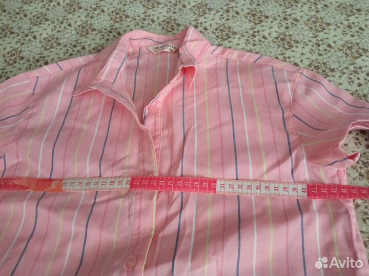 Рубашка, блузка школьная для девочки 152 рост