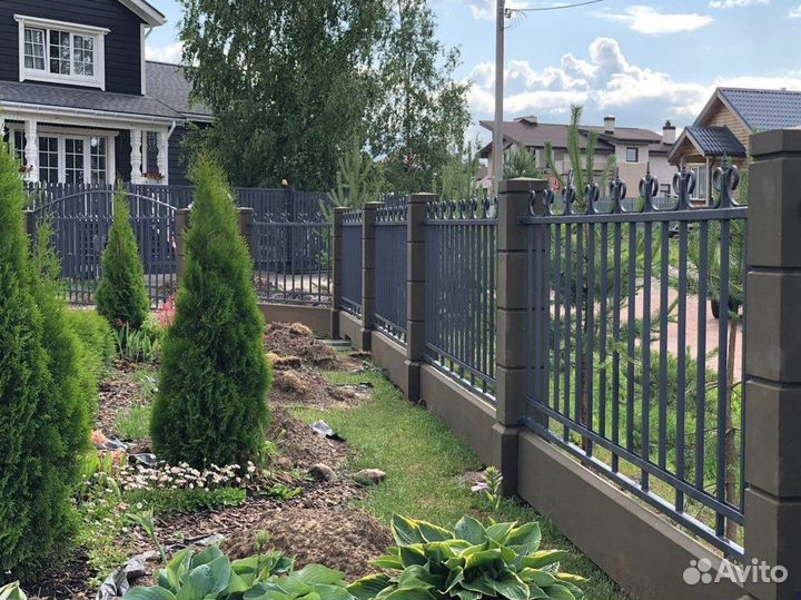 Бетонные заборы /Декоративный забор