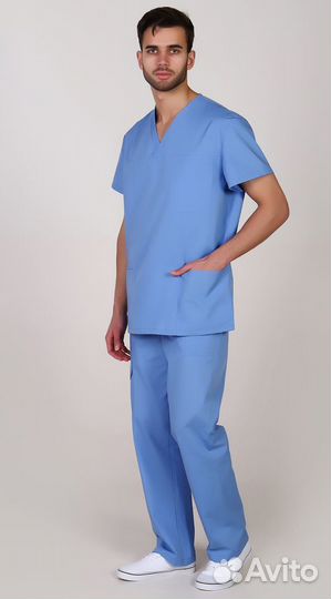 Костюм Хирургический Стандарт Голубой