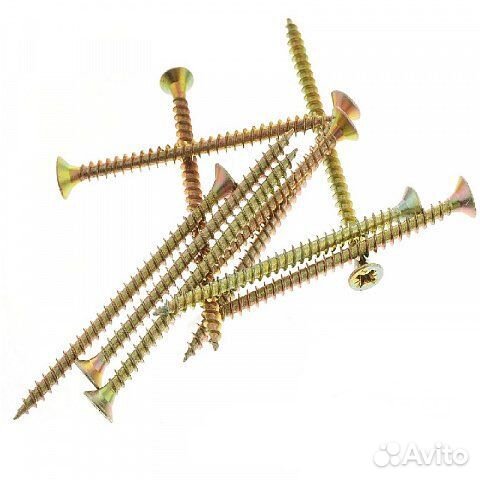 Саморезы желтые по дереву