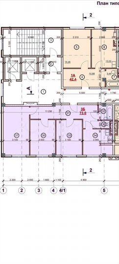 3-к. квартира, 73 м², 3/10 эт.