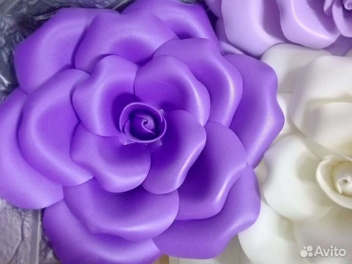 Цветы интерьерные из изолона, фоамирана
