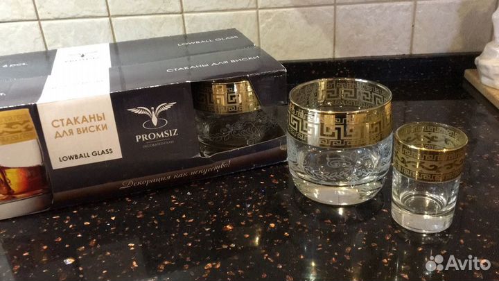 Стаканы для виски и для водки