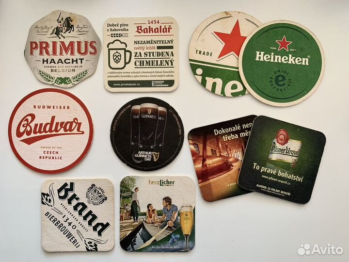 Подставки под пиво разные