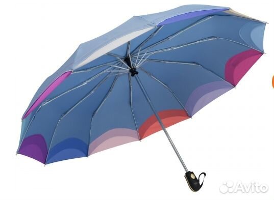 Зонт Три Слона L 3125 12 спиц автомат голубой