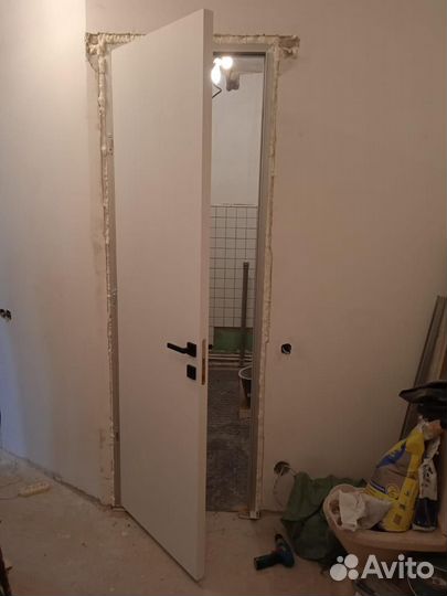 Скрытые двери под покраску