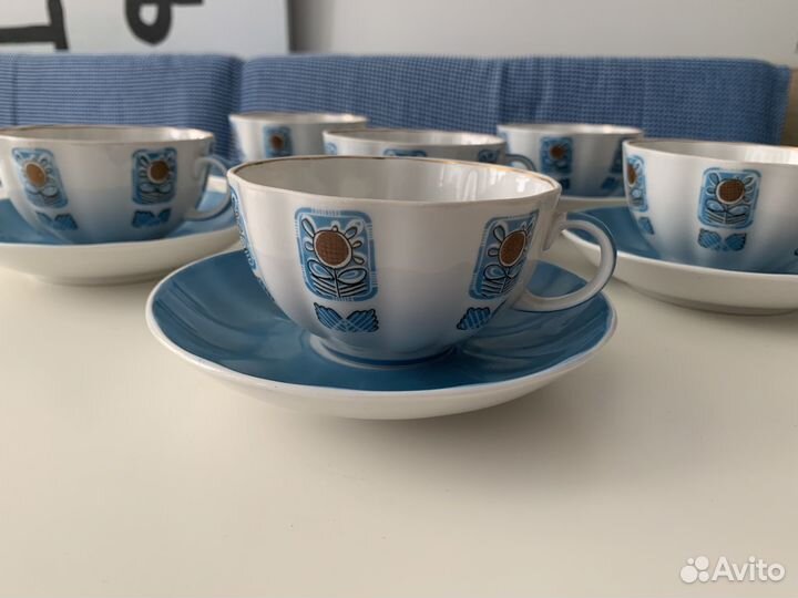 Чайный сервиз лфз голубой