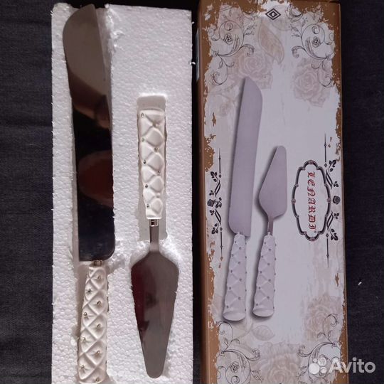 Нож и лопатка для свадьбы