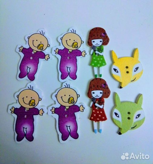 Деревянные пуговицы